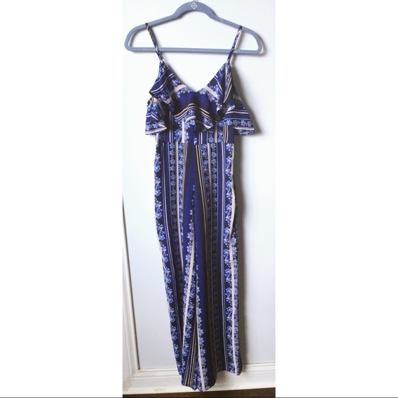 Japna Pants - Blue jumpsuit NWT